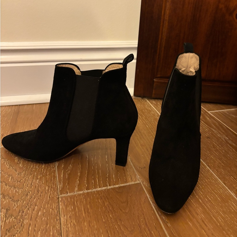 Manolo Blahnik Black Ankle Boots - Picture 9 of 11